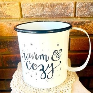 *Warm & Cozy Enamel Pot